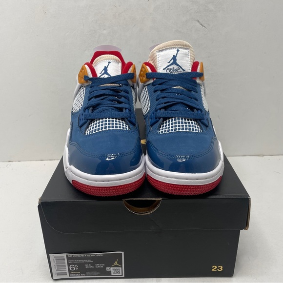 Nike Air Jordan 4 Retro GS “Messy Room/French Blue” 2023 - Picture 2 of 4